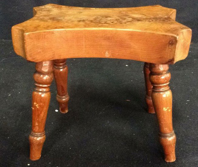 Hand Carved Burled Wood Folk Art Table/Stand (1 of 8)