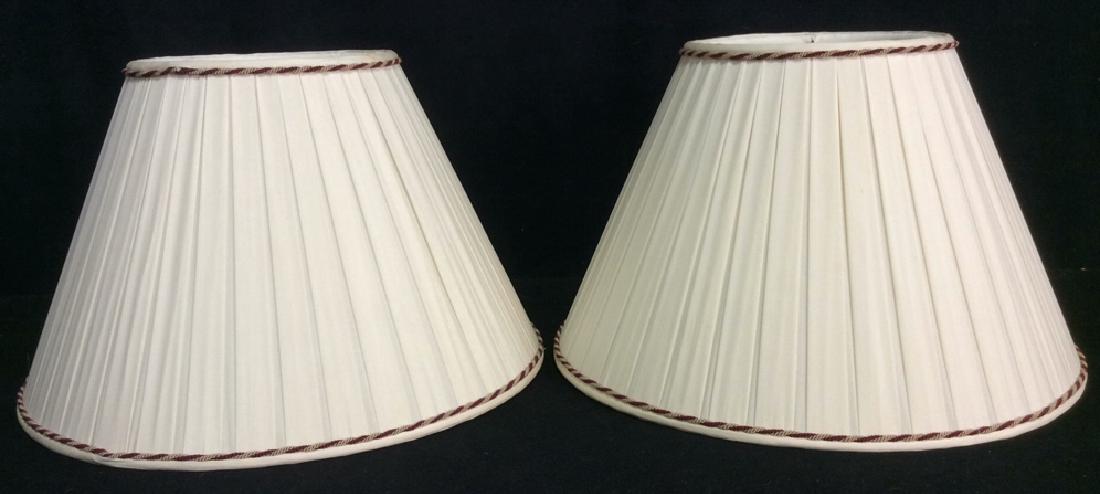 Pair Matching  Empire Style Pleated Lamp Shades (1 of 7)