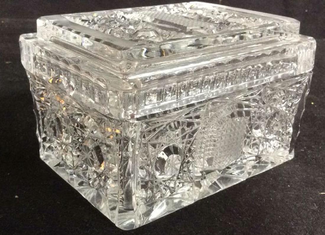 Lidded Cut Crystal Keepsake Box (1 of 6)
