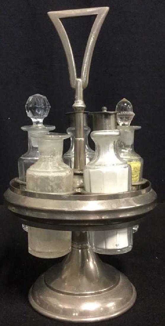 Silverplate Handled Spice Cellar Table Top (1 of 9)