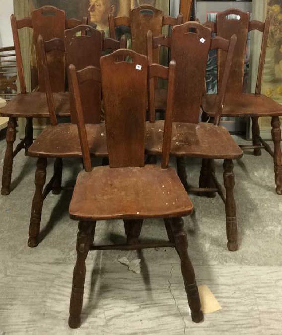 Set 6 Antique Vermont Made Chairs (1 of 10)