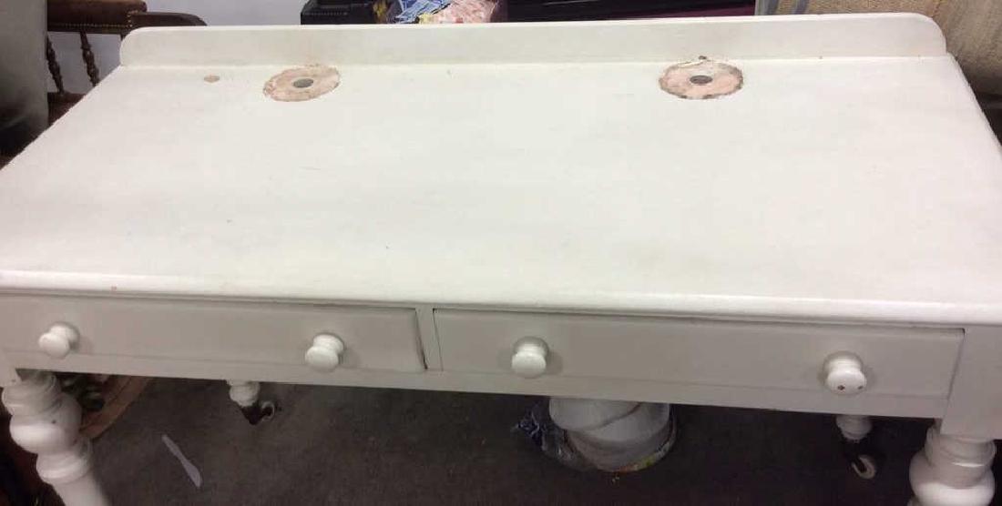 White Painted Vintage Desk (1 of 9)