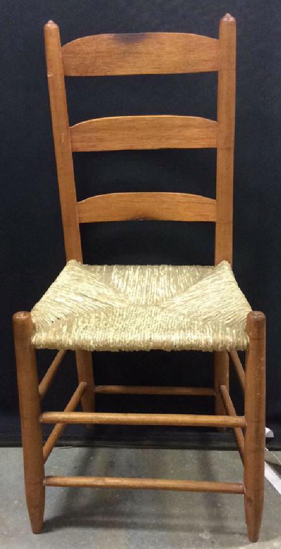 Antique Shaker Style Ladderback Chair (1 of 9)