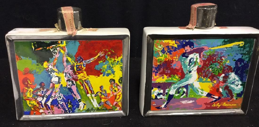 Pair Of LeRoy Neiman Satinwood Whisky Decanters (1 of 8)