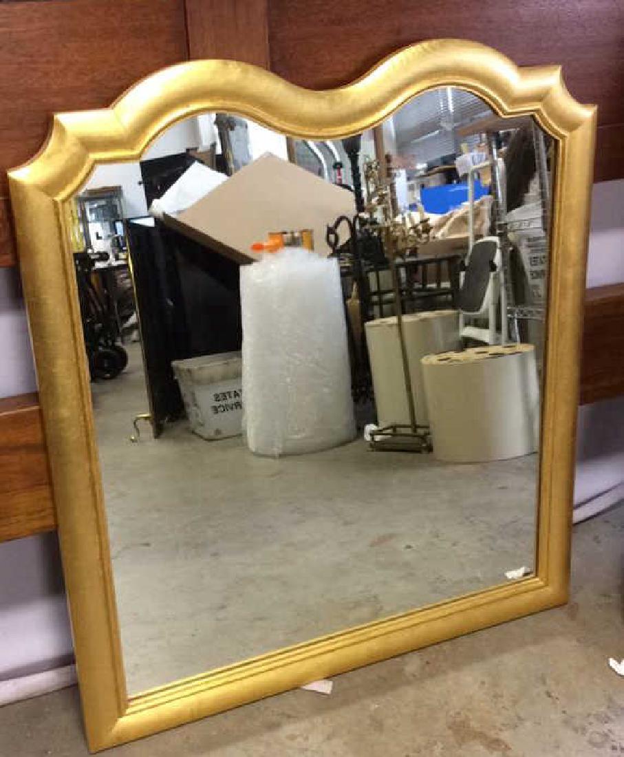 Carved Brightly Gold Leafed Mirror (1 of 9)