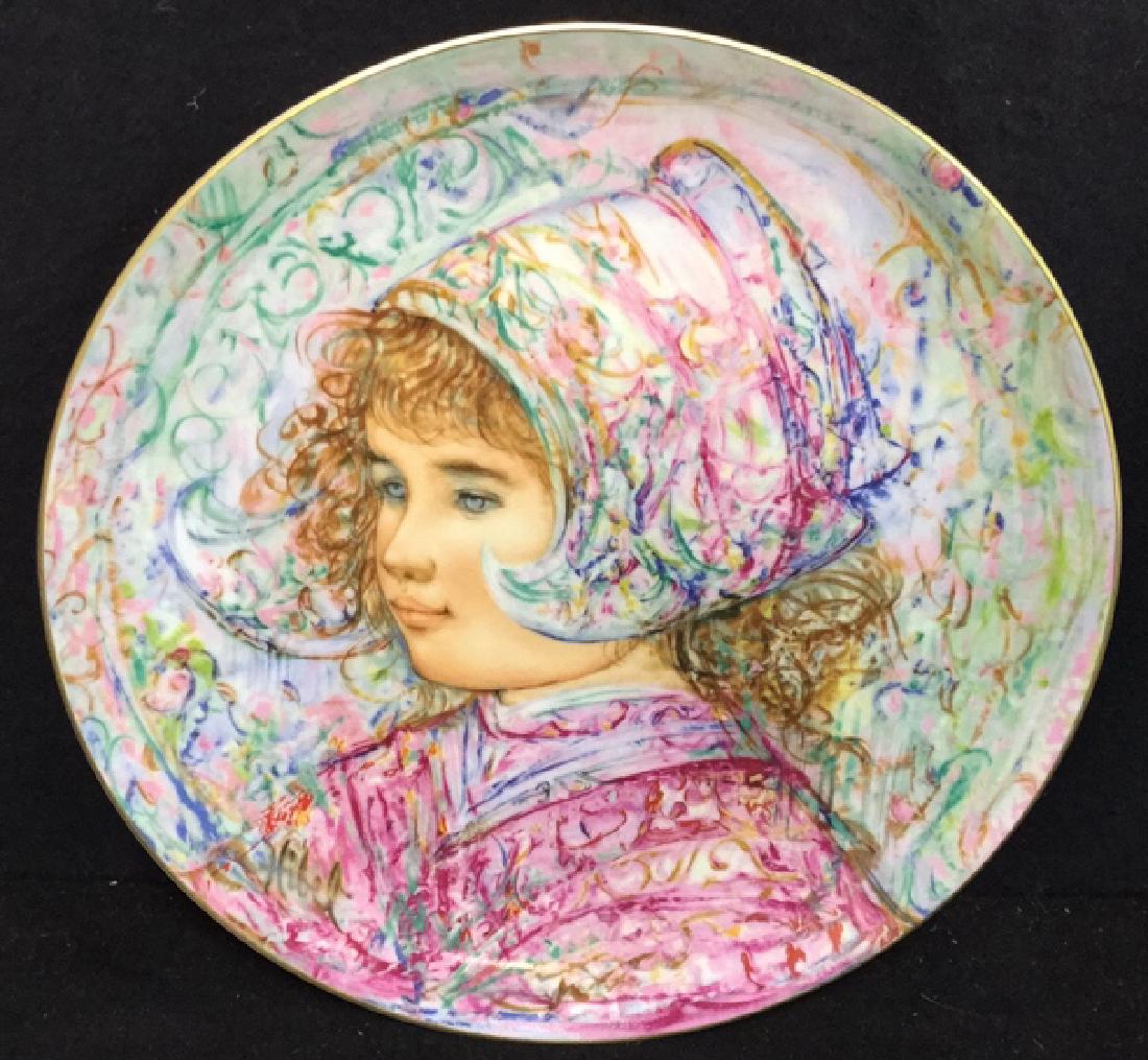 Edna Hibel Nobility of Children Collectible Plate (1 of 7)
