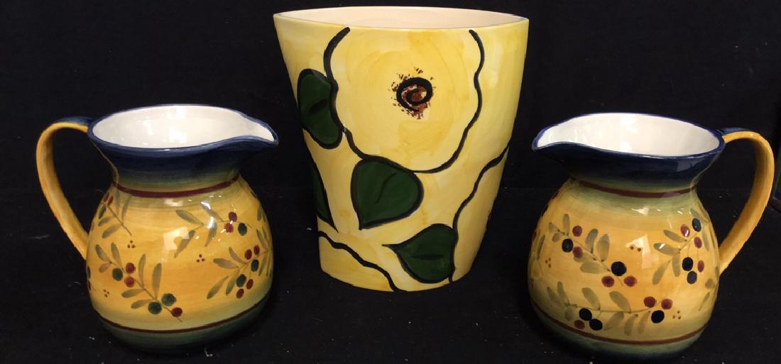 Group Lot Decorative Pitchers And Vase (1 of 10)