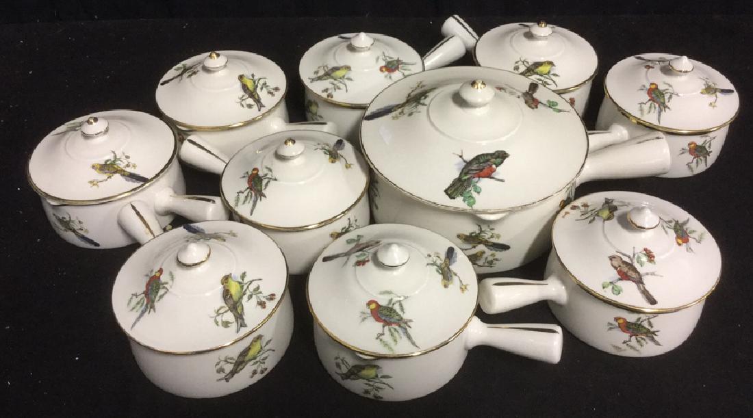 Lot 10 Pilivuy French Covered Handled Casseroles (1 of 8)