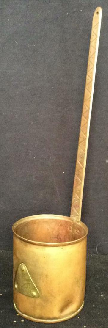 Antique Copper Handled Hanging Pot (1 of 9)