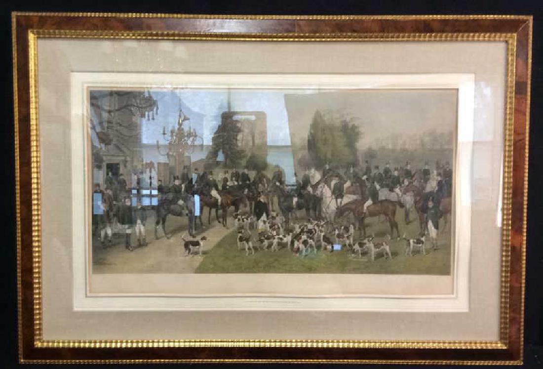 Dickinsons Signed  Hounds at Baggrave Print 1884 (1 of 10)