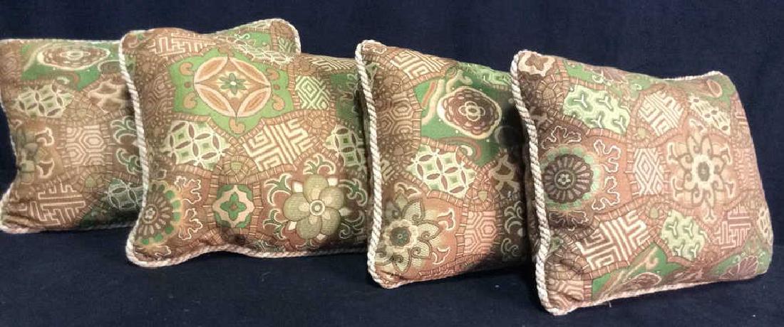 Set 4 Custom Chorded Throw Pillows (1 of 10)