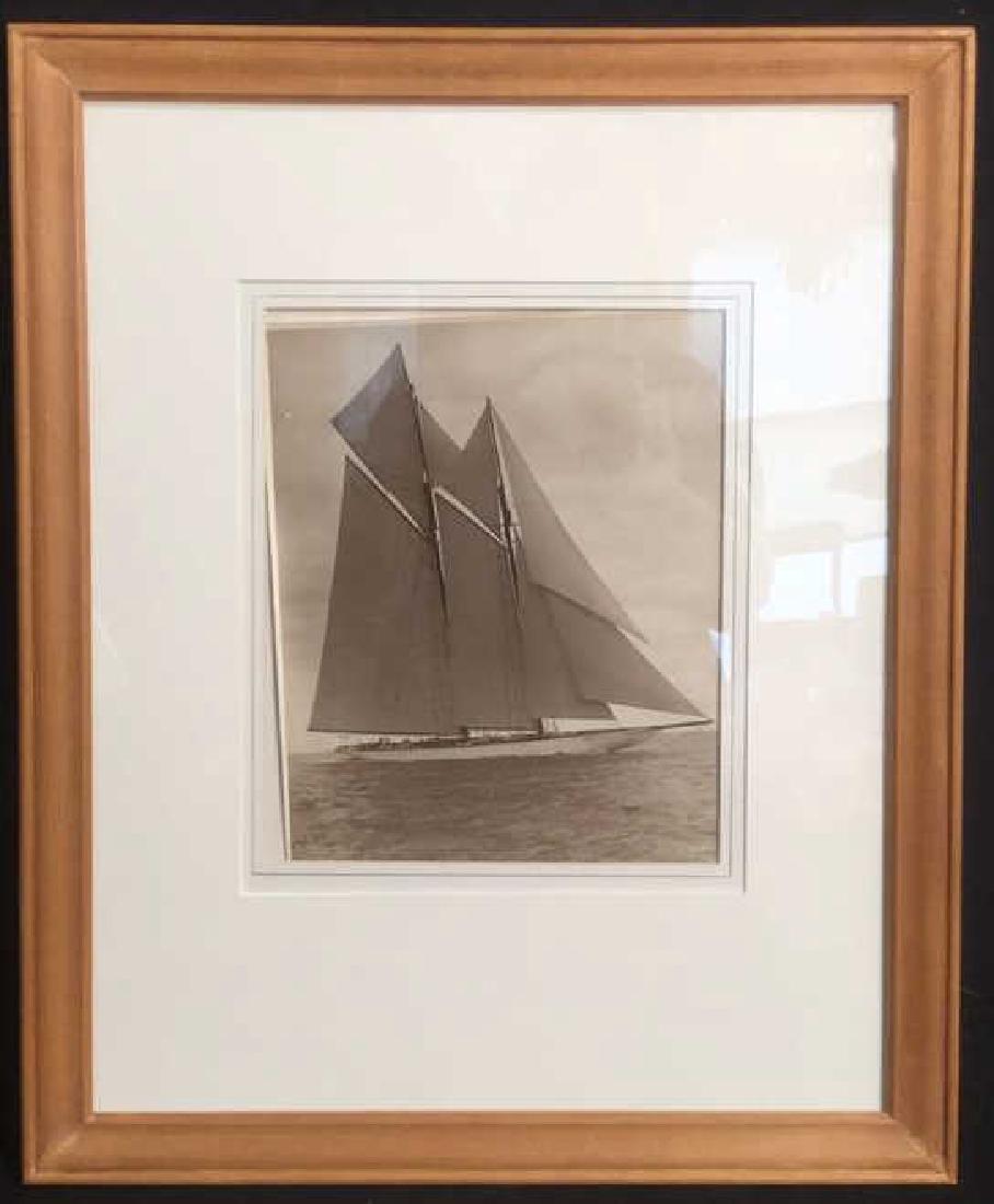 Vintage 1939 Black and White Framed Maritime Photo (1 of 10)