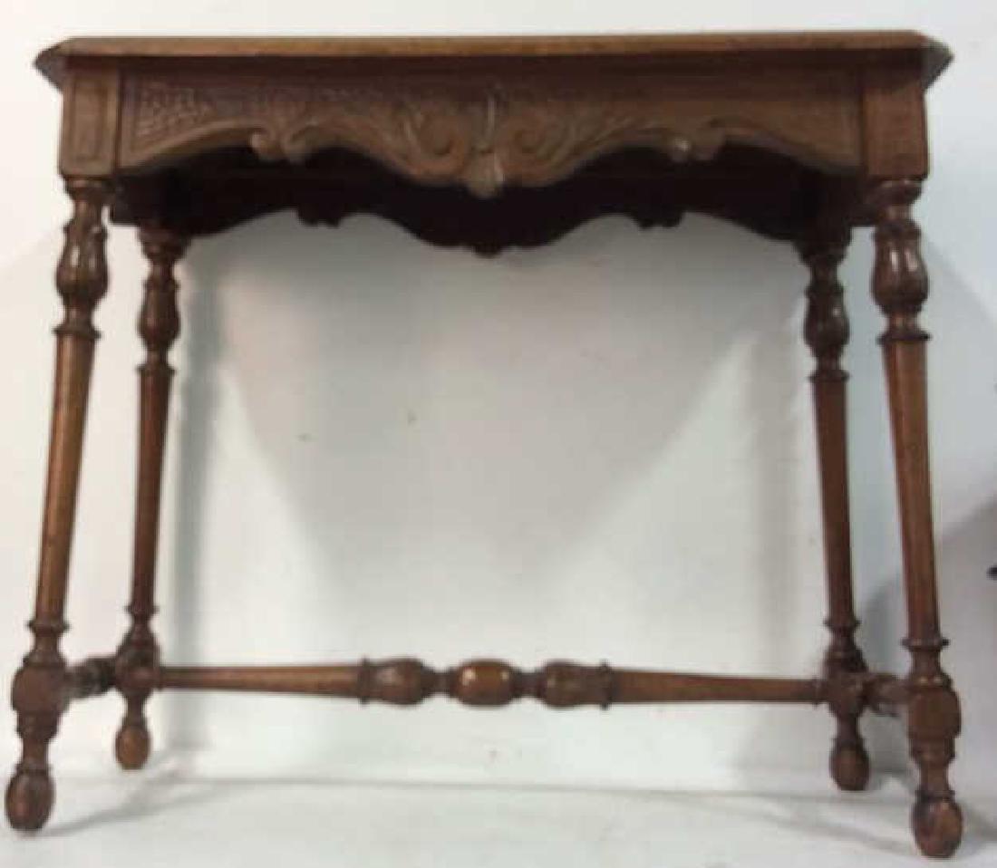 Jacobean Style Carved End Table (1 of 10)