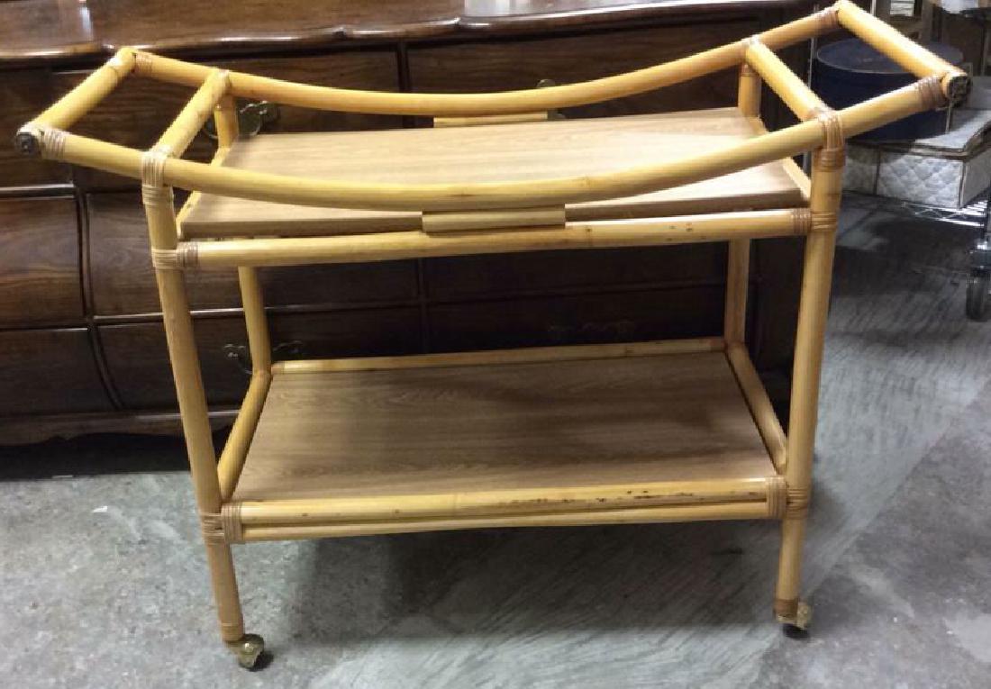 Bamboo tea cart Drinks Cart (1 of 6)
