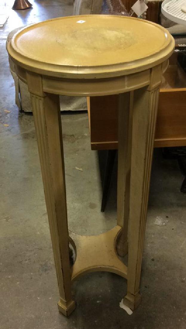 Vintage age Painted Pedestal (1 of 7)