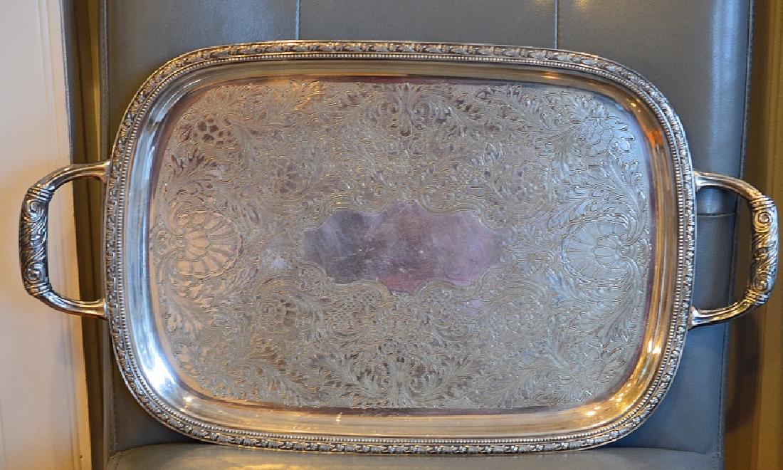 Silverplated Serving Tray (1 of 2)