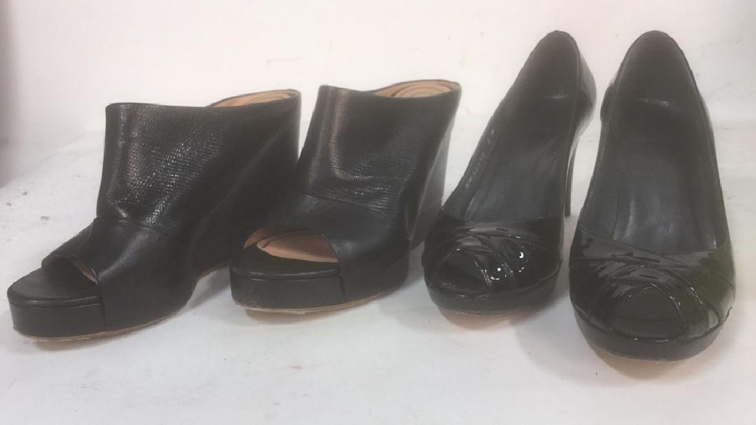 2 Pair Ladies Black Shoes Chloe Stuart Weitzman (1 of 10)