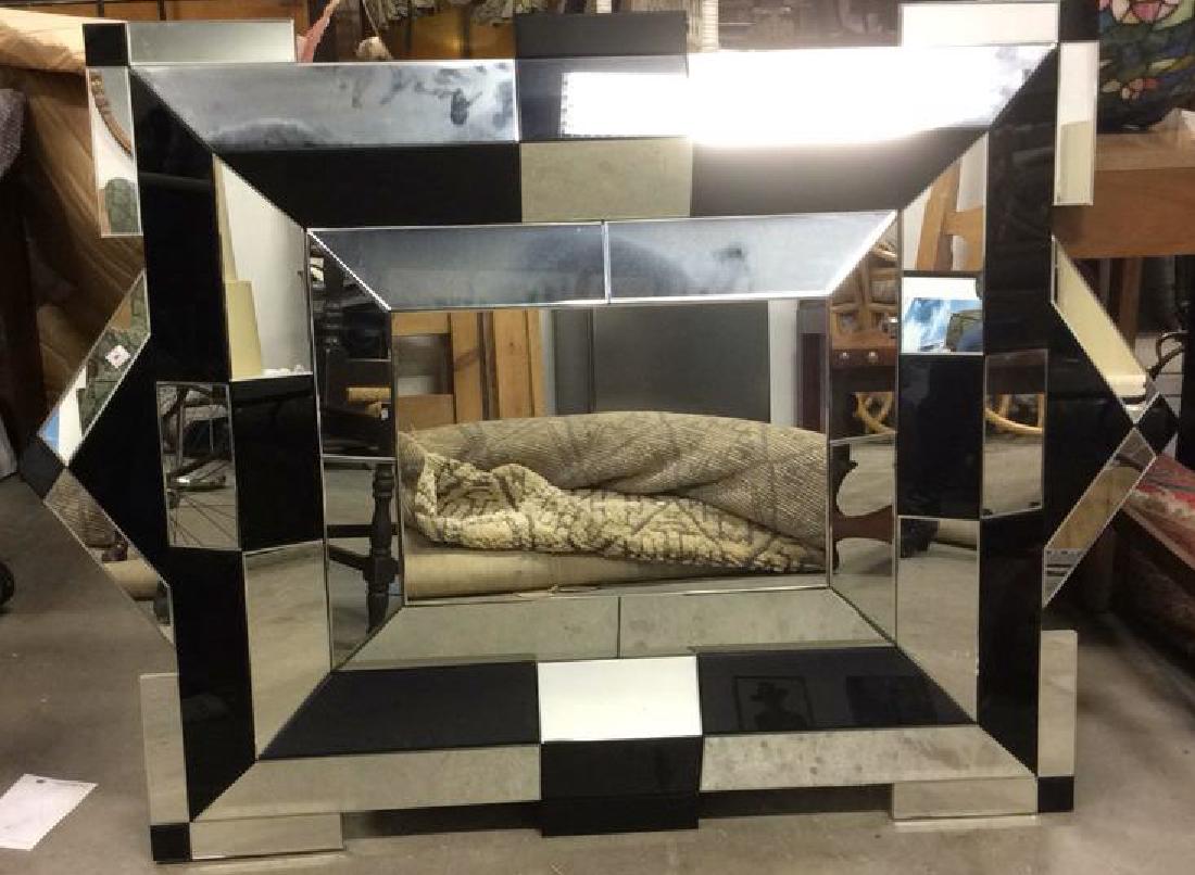 Multi Faceted Geometric Art Deco Mirror (1 of 11)