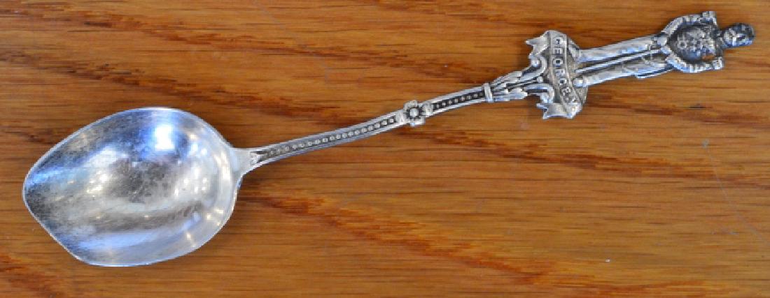 King George V Sterling Silver Teaspoon (1 of 3)