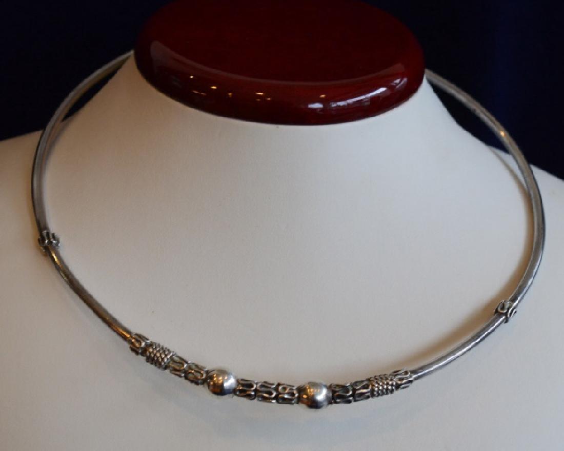 Ladies 14" Sterling Silver Choker: Made of .925 Sterling Silver