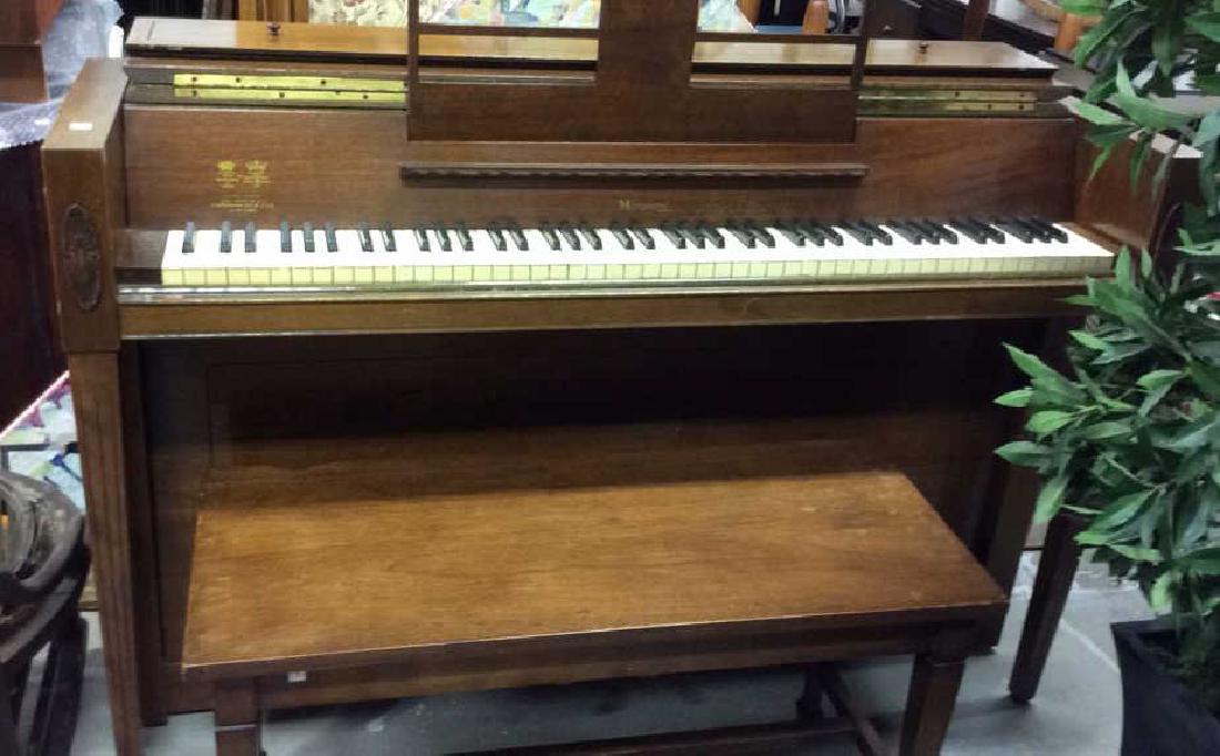 Vintage Upright Piano With Bench (1 of 8)
