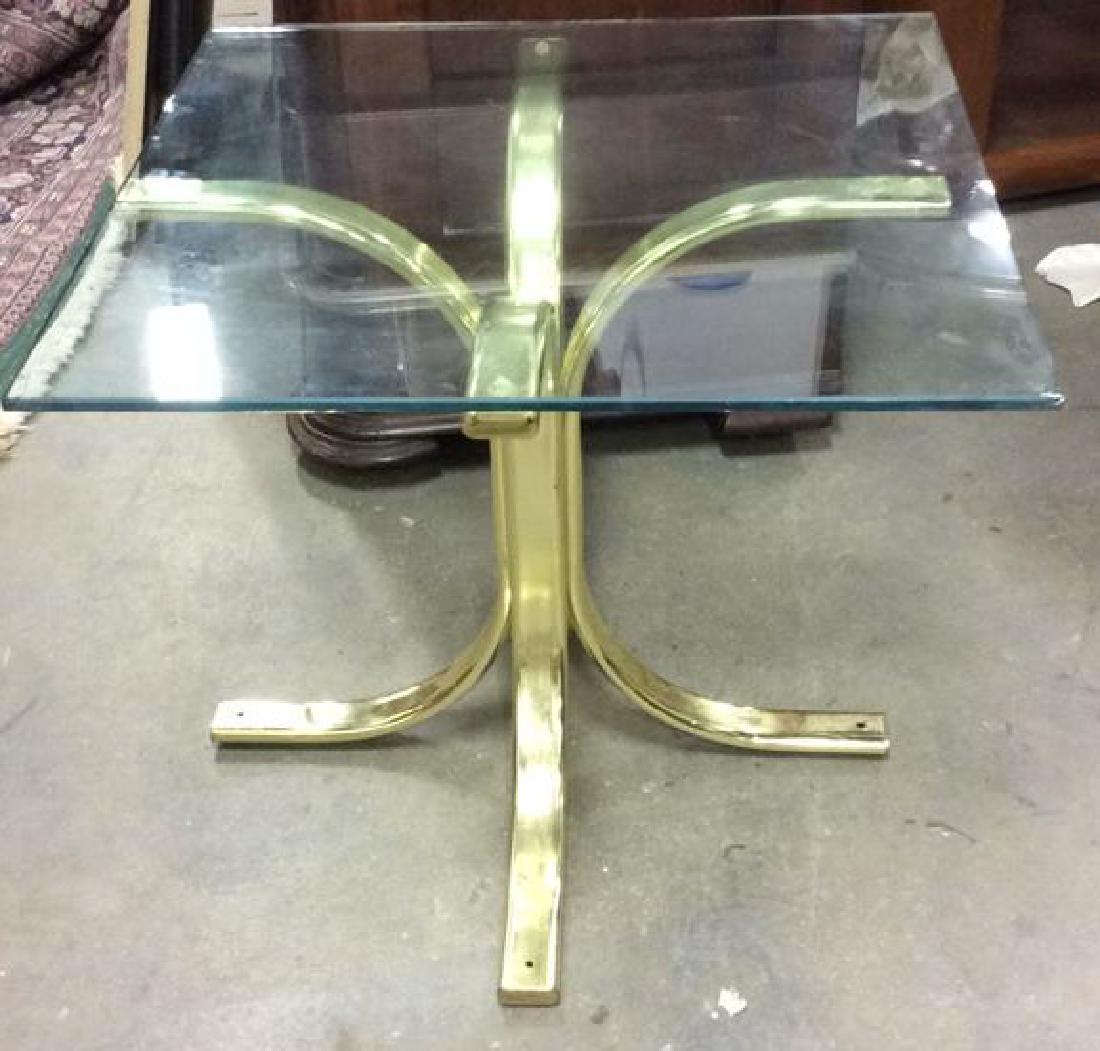 Brass Glass Mod End Table (1 of 8)
