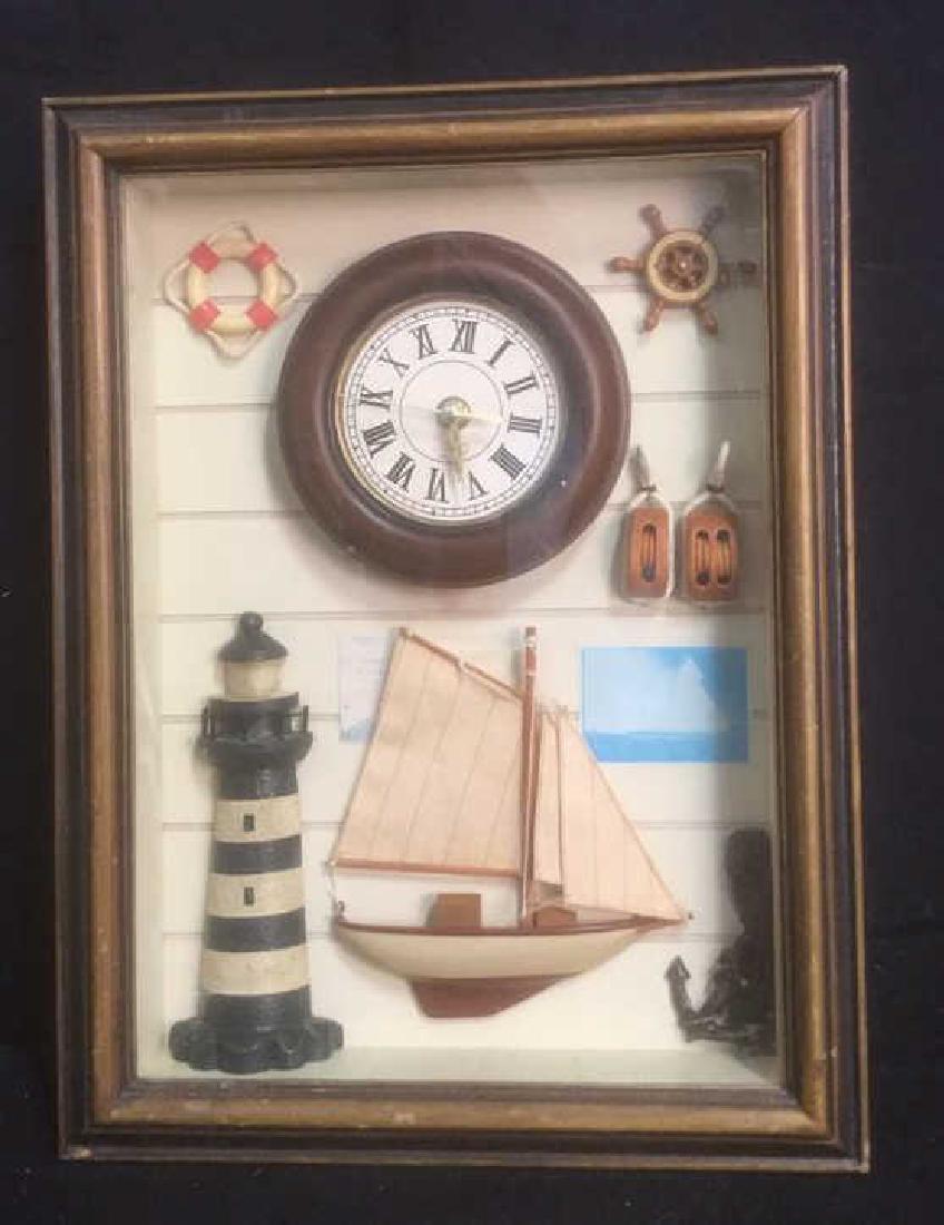 Nautical Theme Shadow Box Clock (1 of 5)