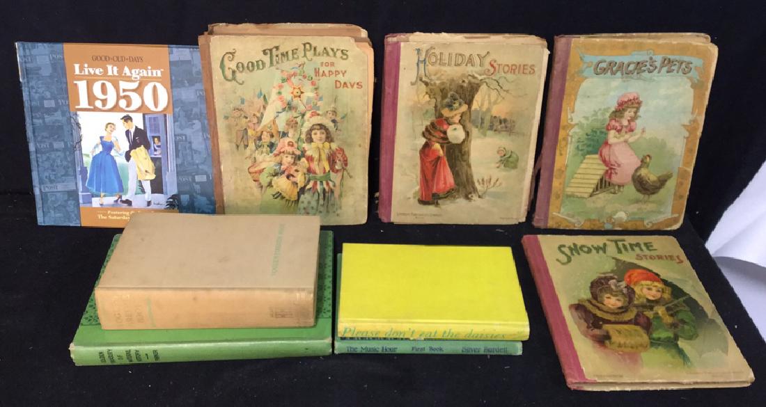 Group Lot Antique And Vintage Books (1 of 10)