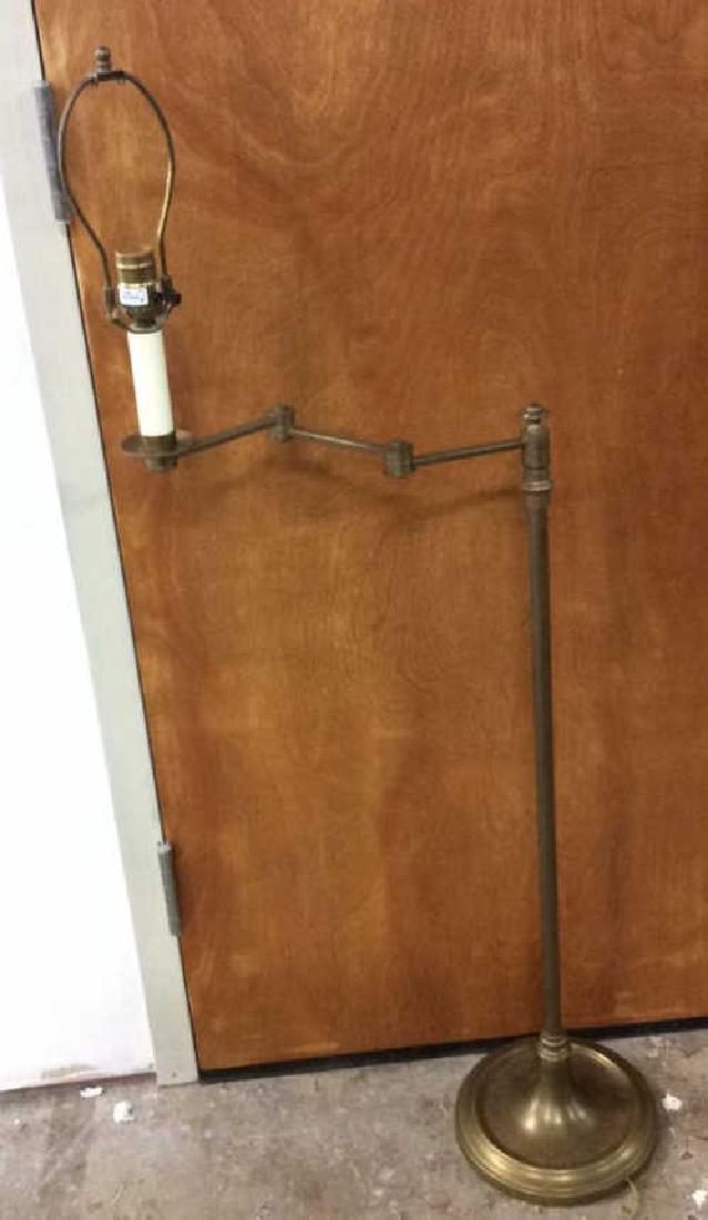 Swing Arm Brass Floor Lamp (1 of 6)