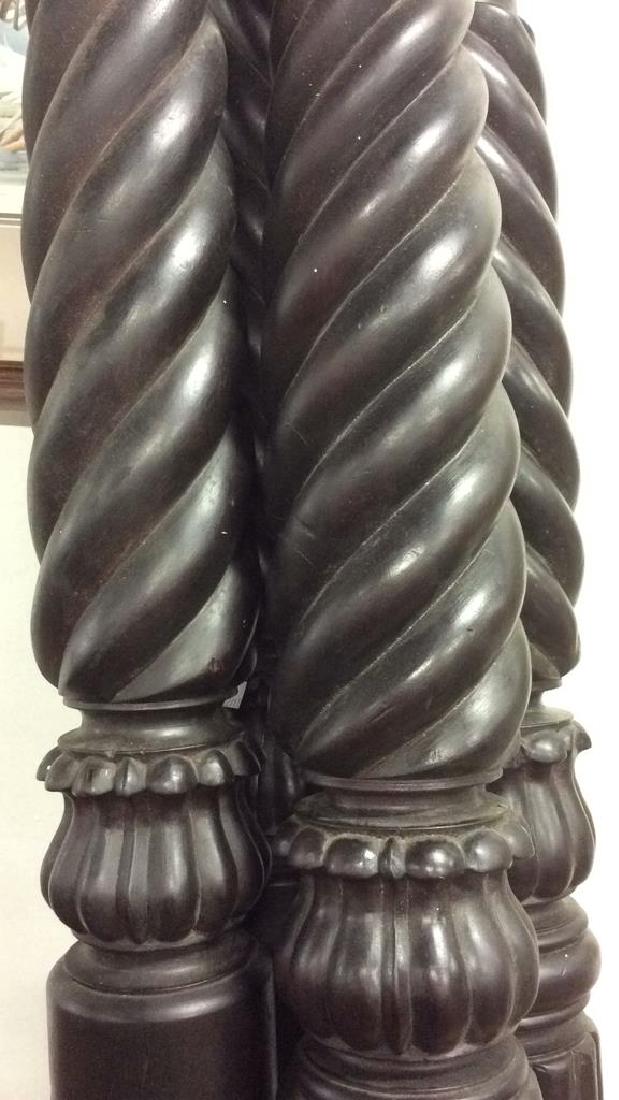 Grand Antique Victorian 4 Poster Bed (1 of 10)