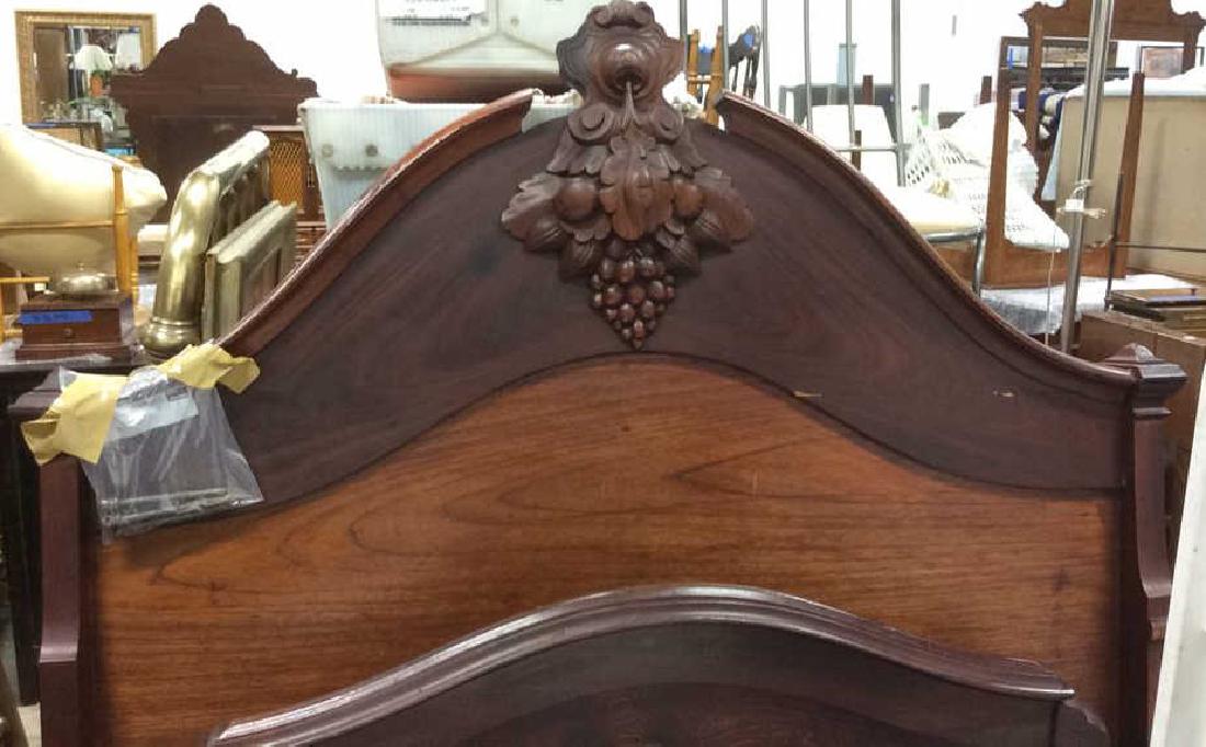 Antique Elaborately Victorian Bed (1 of 8)