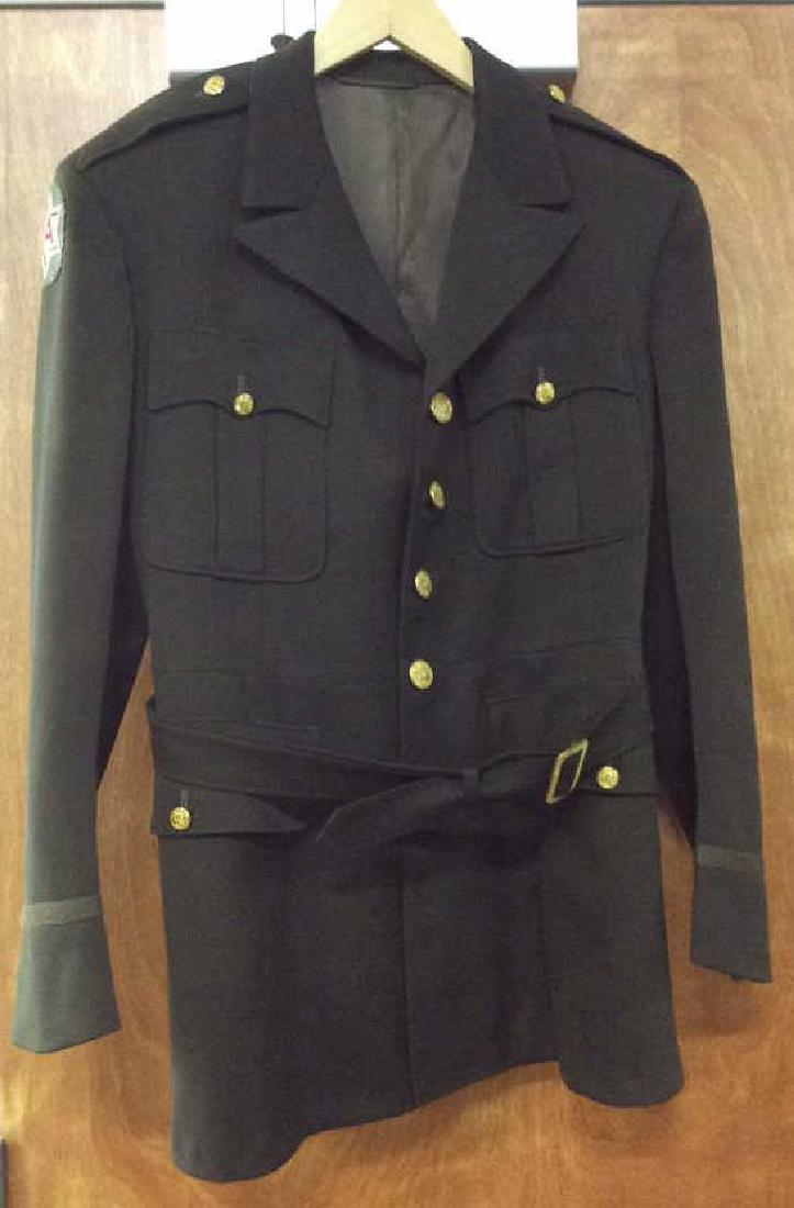 Vintage Green Army Jacket Brass Buttons (1 of 7)