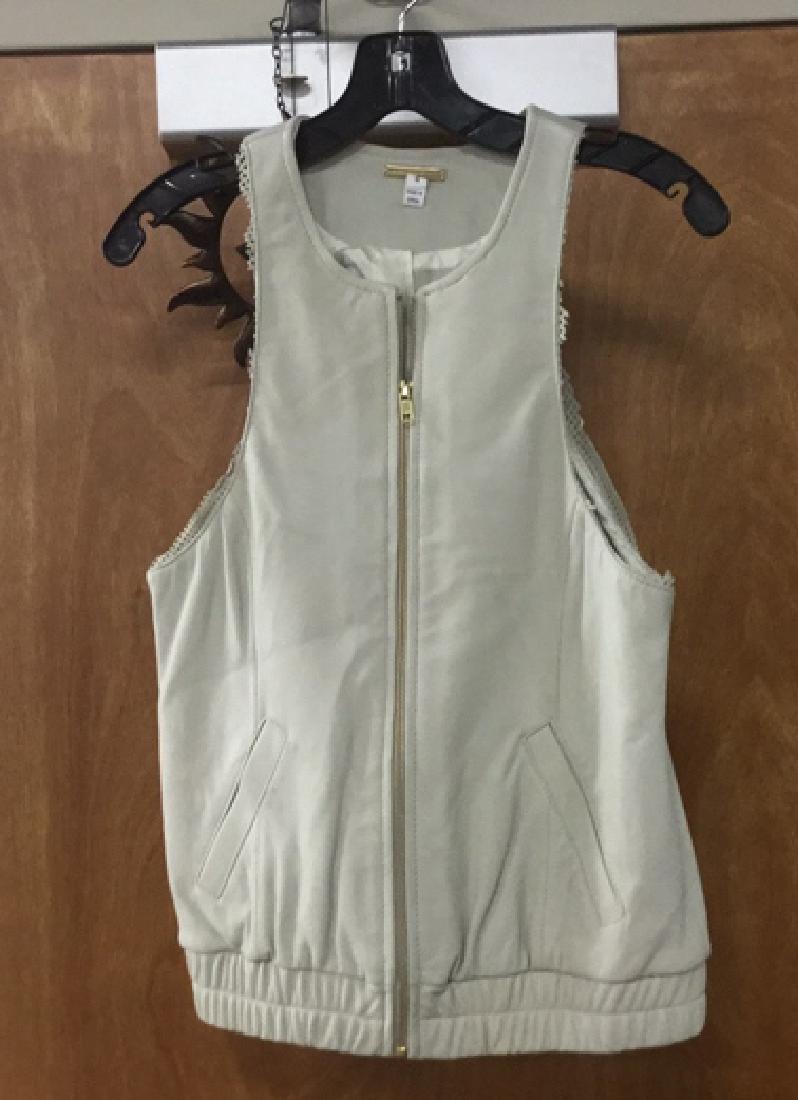 Loeffler Randall Women's Leather Vest: Women's leather vest by Loeffler Randell. Reads size 4. Condition good, needs cleaned.