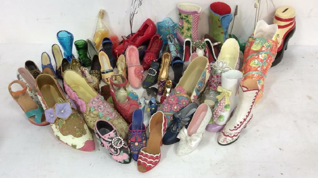 Large Porcelain, Ceramic, Signed Vintage Shoe (1 of 10)