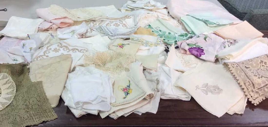 Collection Vintage Linens Tablecloths  napkins (1 of 10)