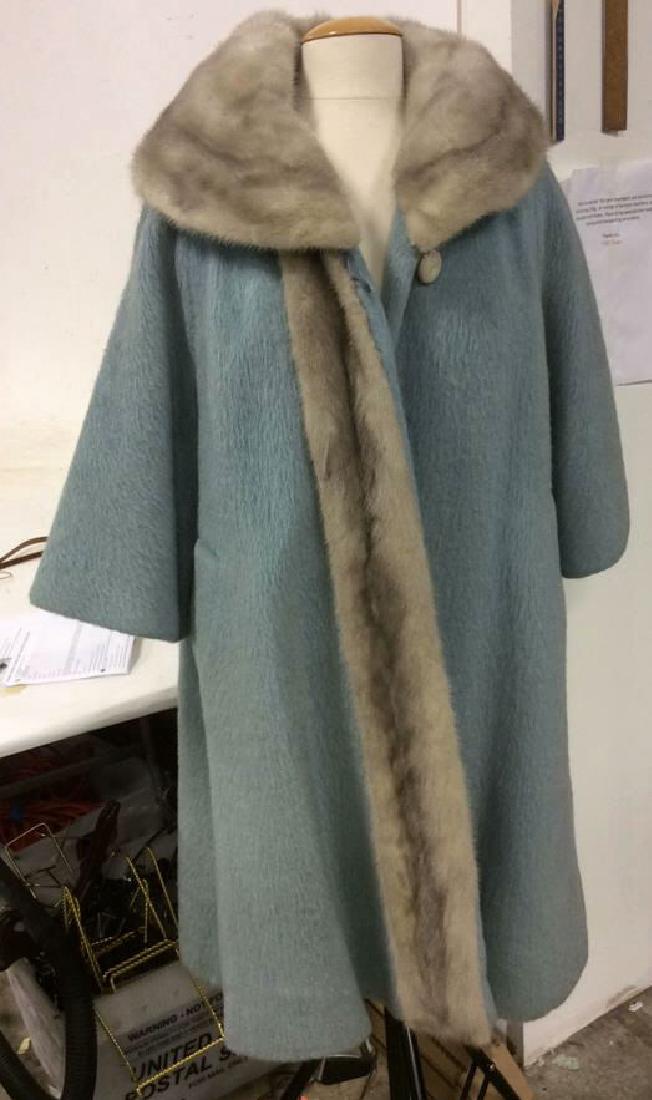 Lilli Ann Paris Vintage Wool Fur Trim Coat (1 of 9)