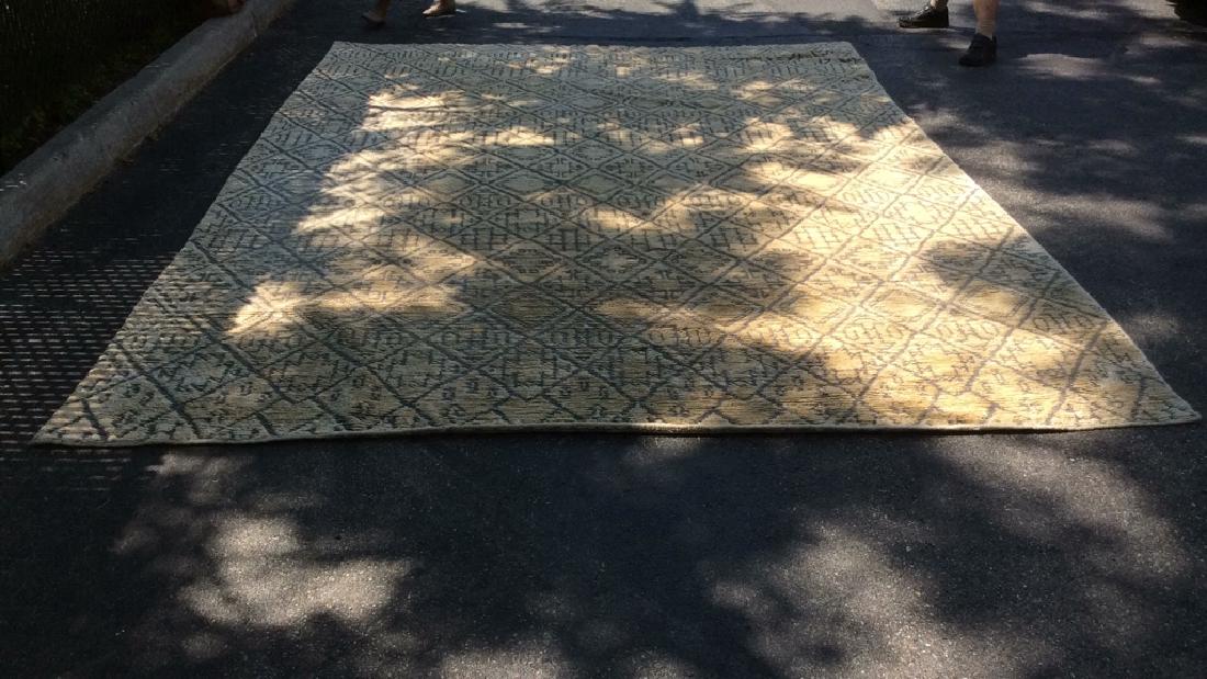 Geometric Patterned Wool Area Rug (1 of 8)