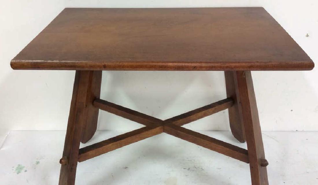 Vintage Hand Crafted Cherry Table (1 of 7)