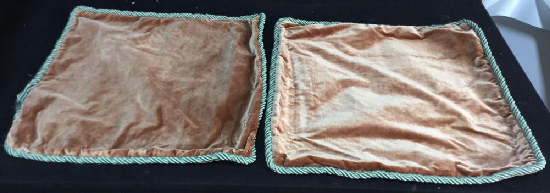 Pair Of Custom Silk Velvet Pillow Covers (1 of 6)