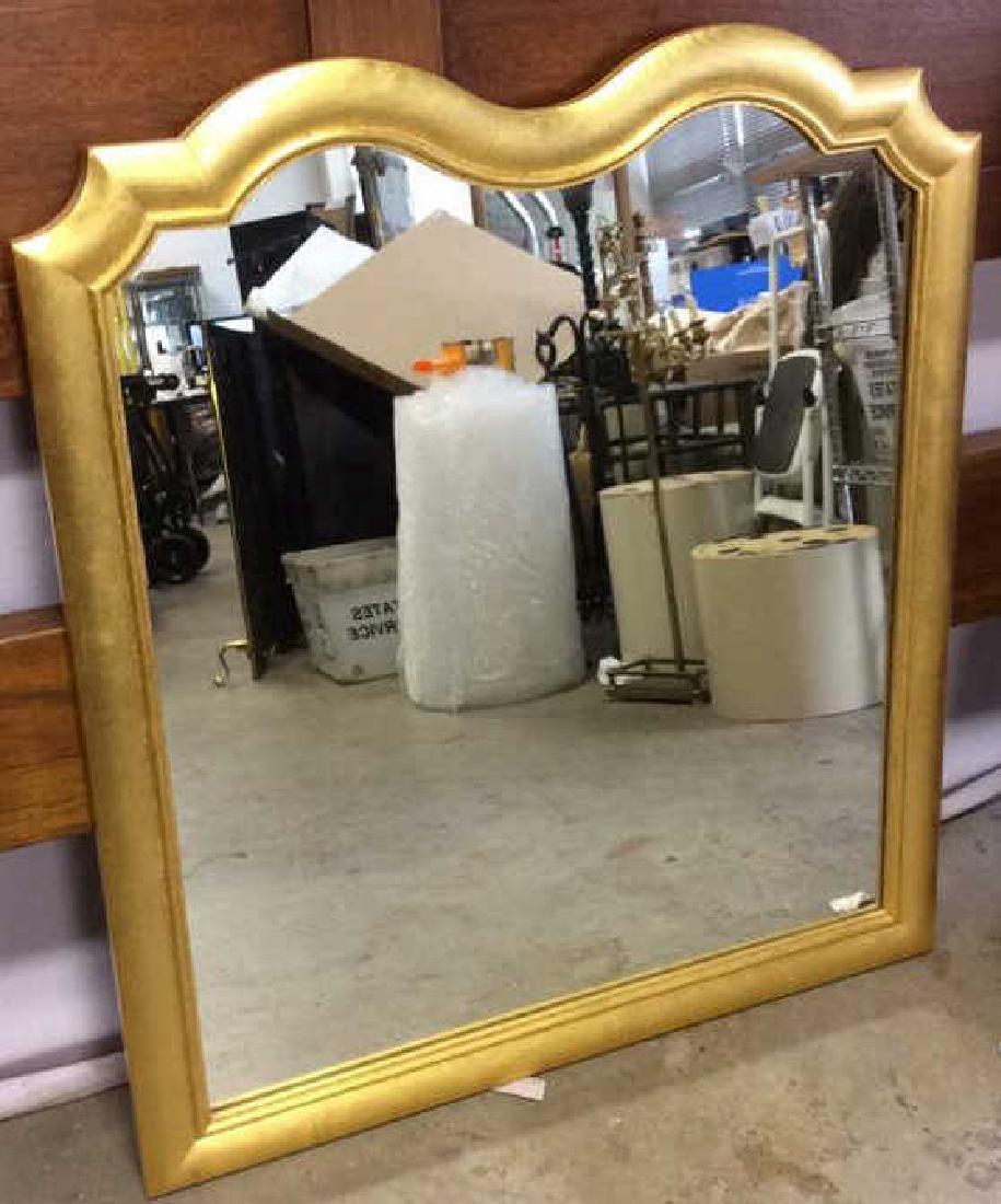 Carved Brightly Gold Leafed Mirror (1 of 9)