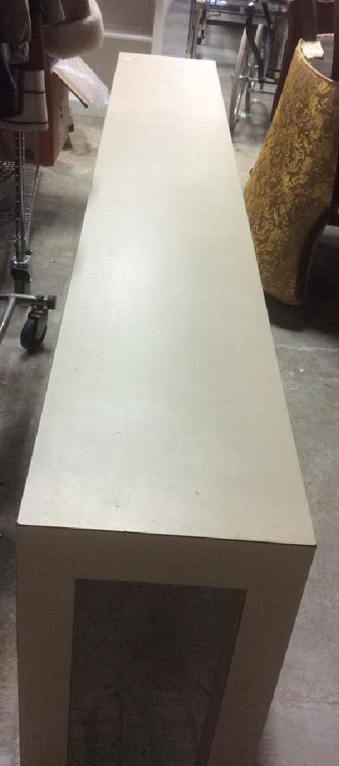 Modern Beige Parsons Table (1 of 5)