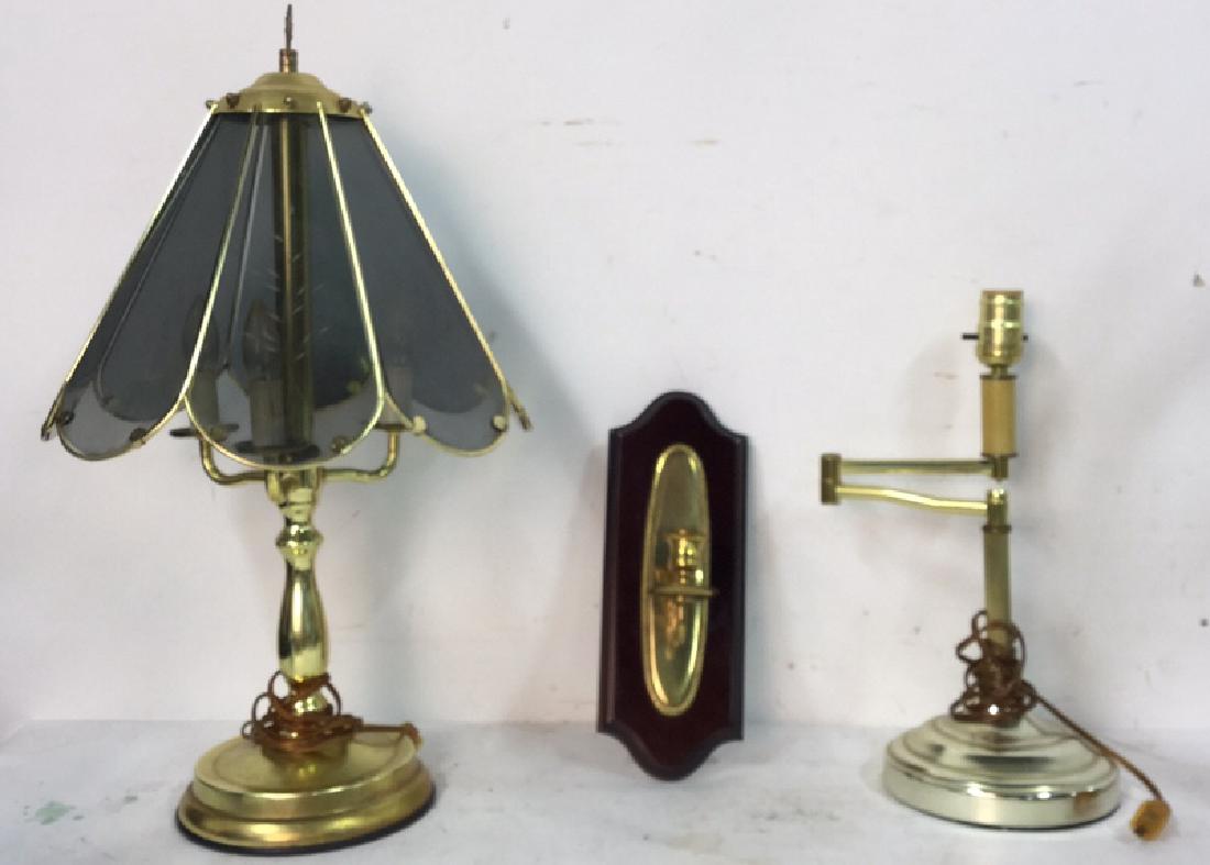 Two Lamps And A Candle Sconce (1 of 8)