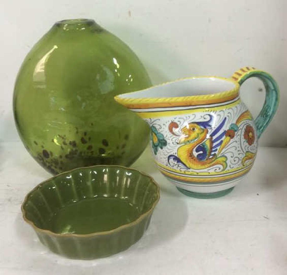 Group Lot 3 Table Top Ceramic Glass Accessories (1 of 10)