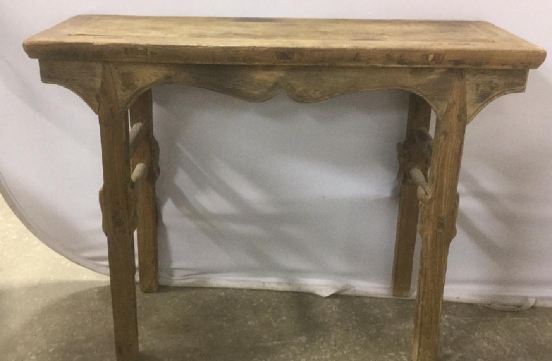 Antique Asian Style Handmade  Alter Table Carved (1 of 10)