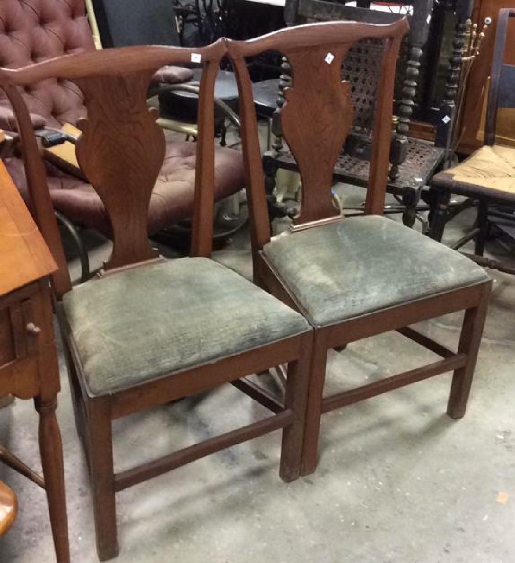 Pair Queen Anne Style Side Chairs (1 of 7)