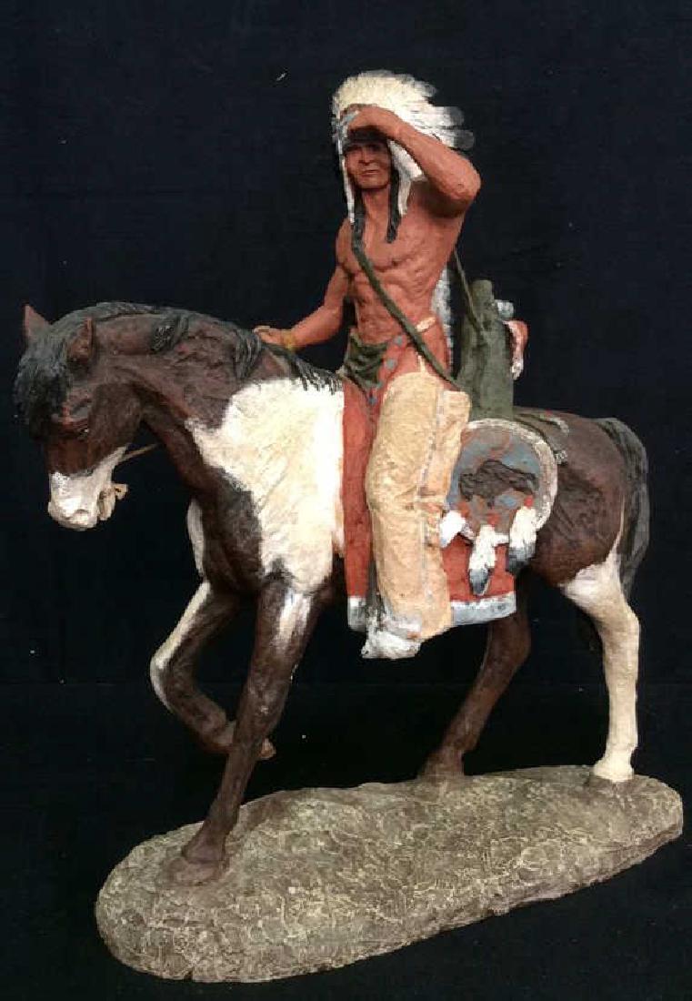 Monfort Original Native American Sculpture (1 of 10)