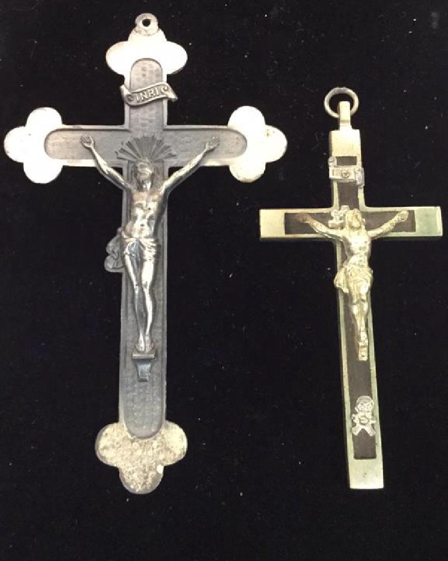 Group Lot of 2 Vintage Religious Crucifixes (1 of 10)
