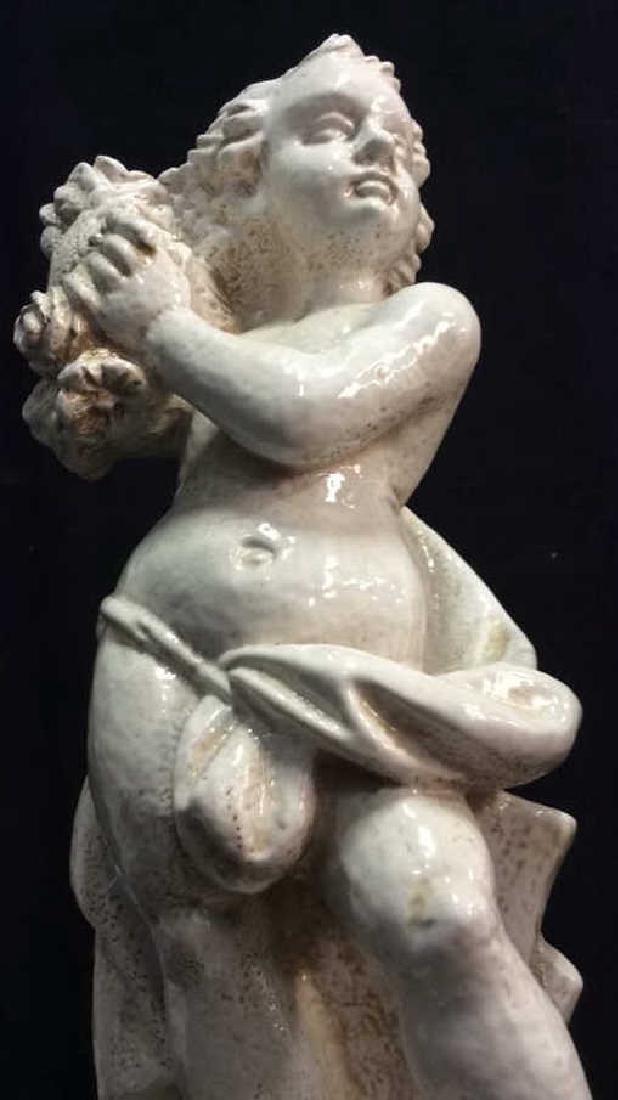 Italian Glazed Ceramic Cherub Angel (1 of 10)