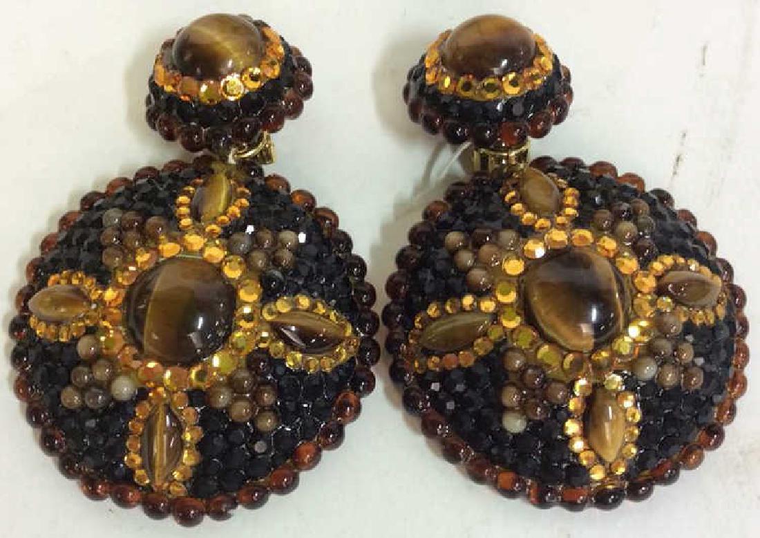 Richard Kerr Signed Vintage Costume Earrings (1 of 8)