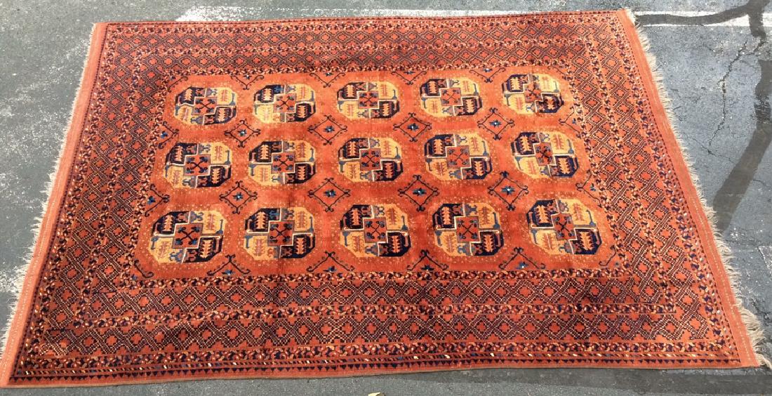 Red Blue Asian Style Carpet (1 of 10)